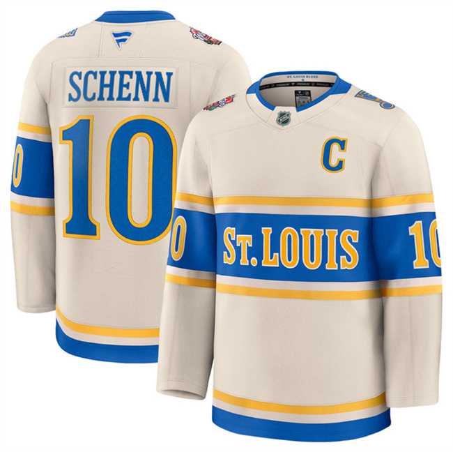 Men's St. Louis Blues #10 Brayden Schenn Cream 2024-25 Winter Classic Stitched Hockey Jersey Dzhi,We sell and wholesale Men's St. Louis Blues #10 Brayden Schenn Cream 2024-25 Winter Classic Stitched Hockey Jersey Dzhi on line form chian!